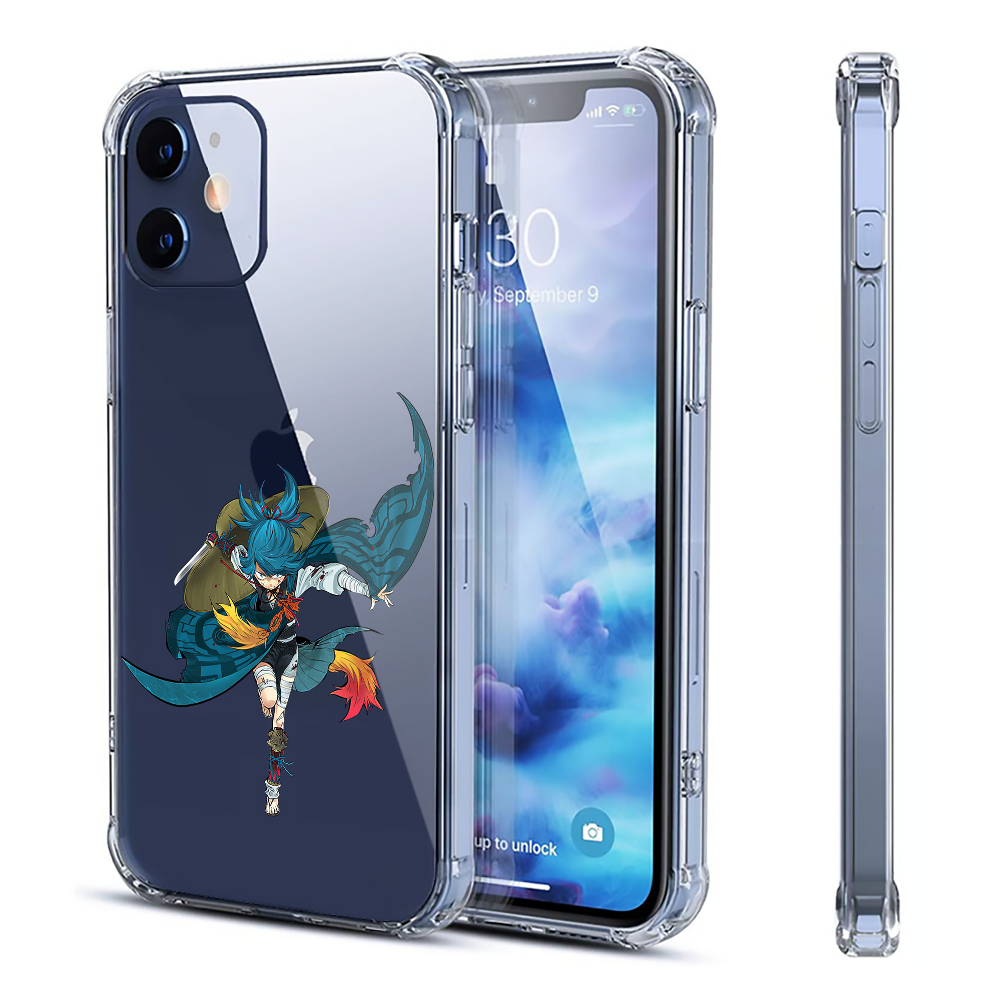 （画像用） 刀剣乱舞 Touken Ranbu 【iPhone 12シリーズ対応】透明スマホケース（クリアソフトケース）